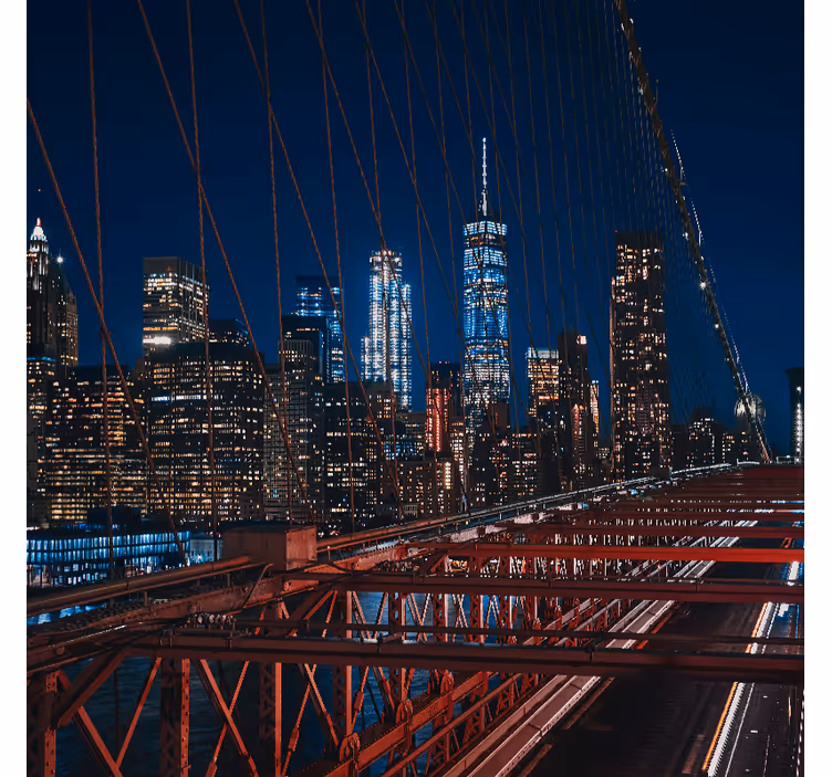 Rolo zavesa za dnevno sobo pokrajina new yorka - TenStickers