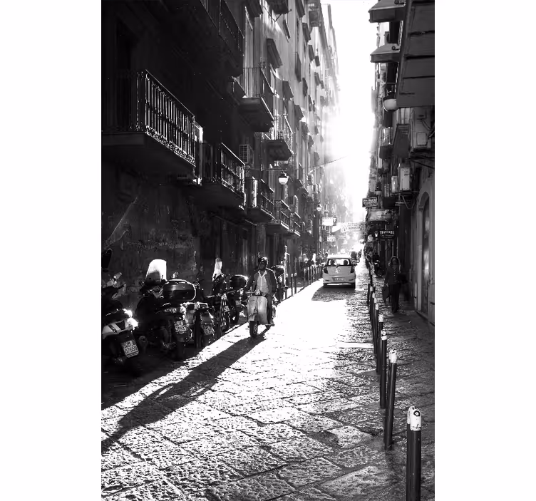 Rolo zavesa za dnevno sobo napoli vintage - TenStickers