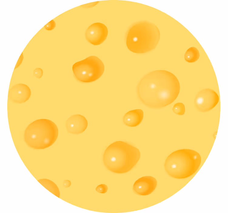 Rumeni roloji švicarski sir - TenStickers