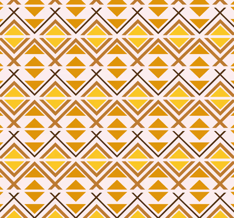 Rumeni roloji geometrijska grafična zasnova - TenStickers