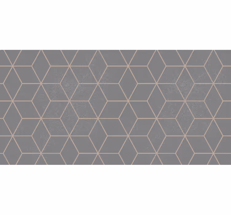 Sivo rolo zaveso s sivim geometrijskim heksagonom - TenStickers