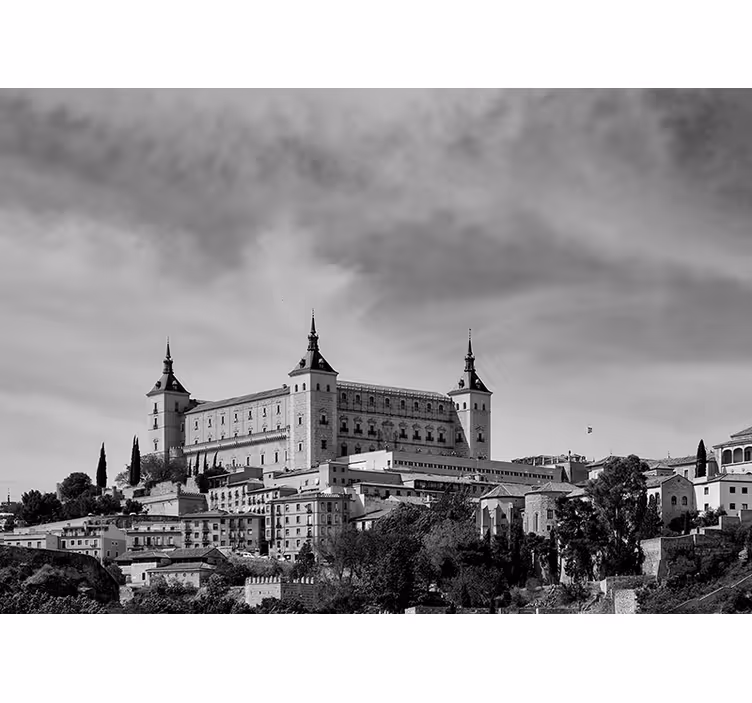 Sivo rolo zaveso alcazar iz toleda - TenStickers