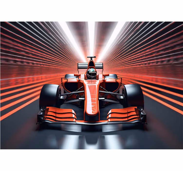 Rdeč rolo zavesa rdeča formula 1 - TenStickers