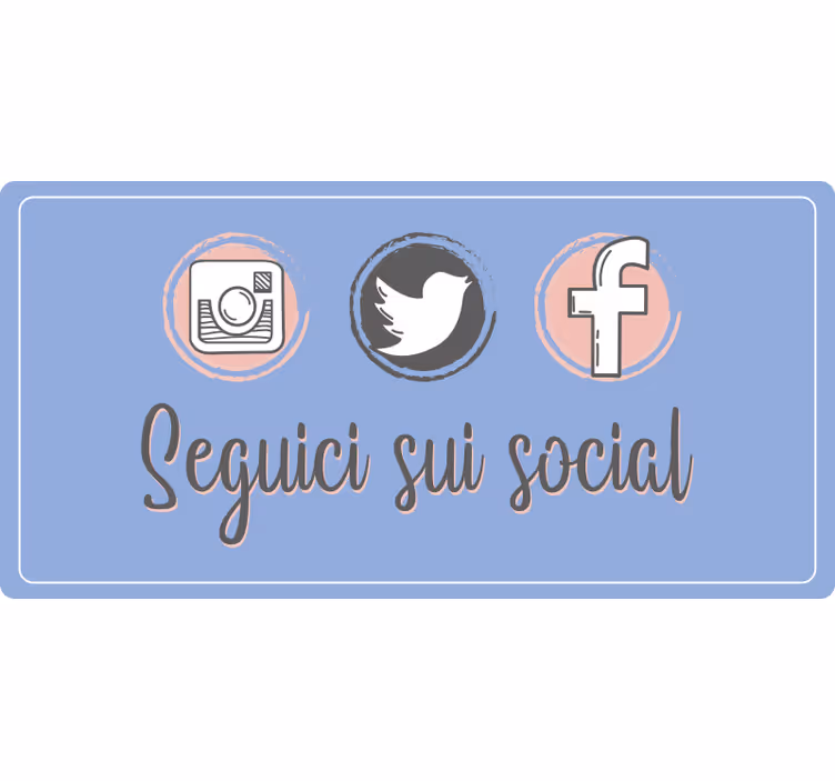Vijolični roloji za promocijo na družbenih omrežjih - TenStickers