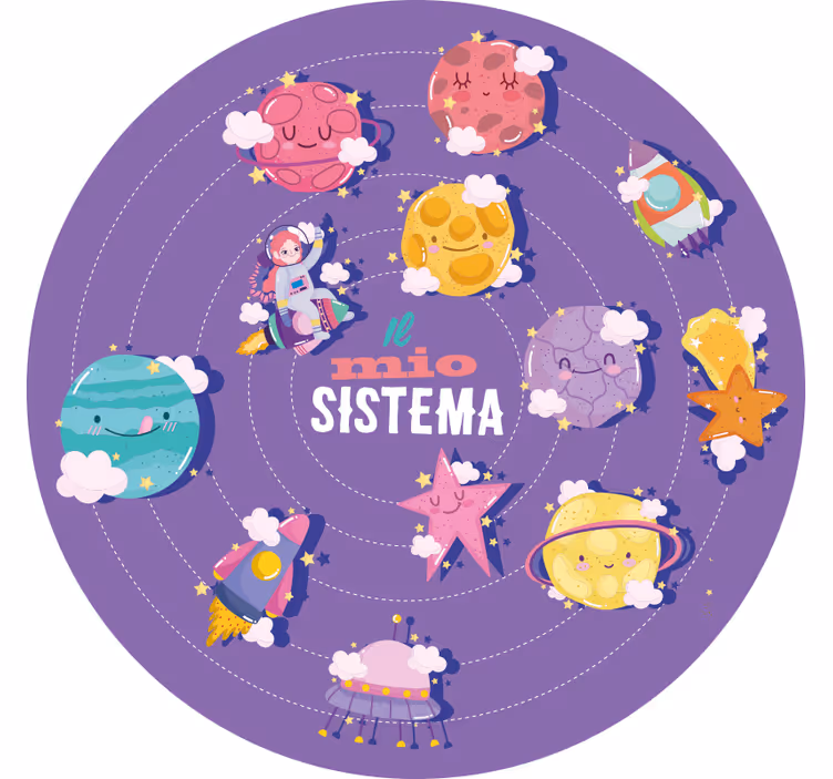 Vijolični roloji moj sistem - TenStickers