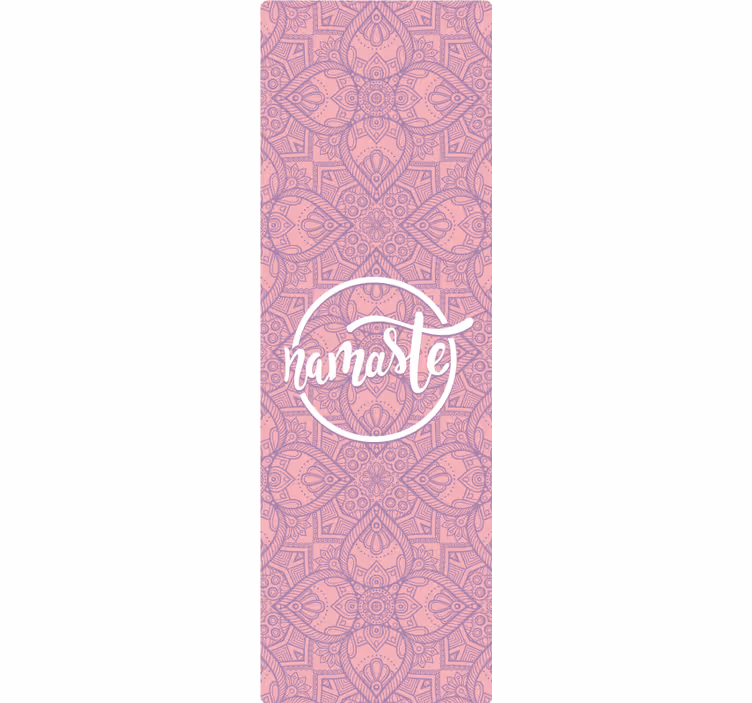 Vijolični roloji namaste joga - TenStickers