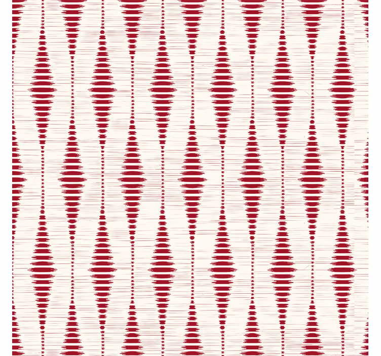 Sodobni senčilo rdeči rabaul ikat - TenStickers