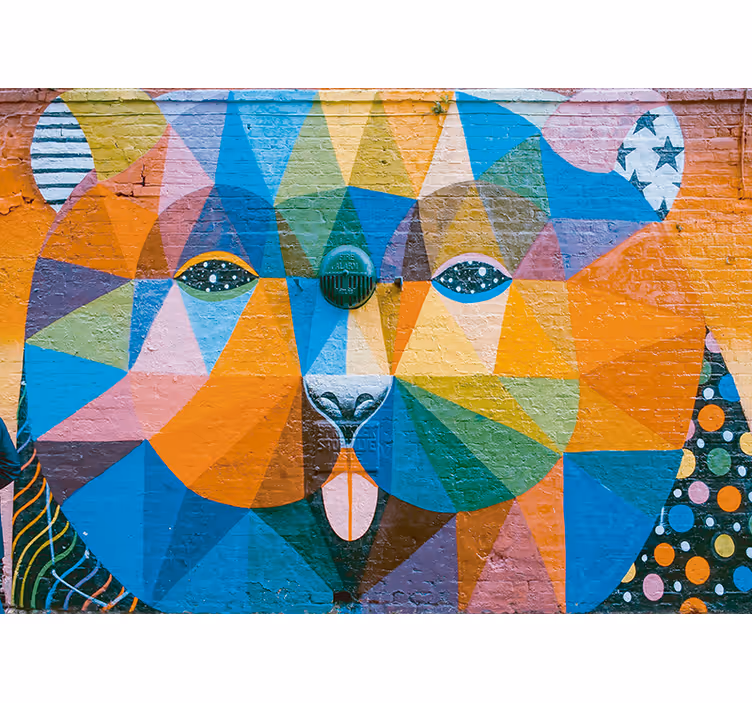 Rolo zavesa za dnevno sobo tribal grafiti - TenStickers