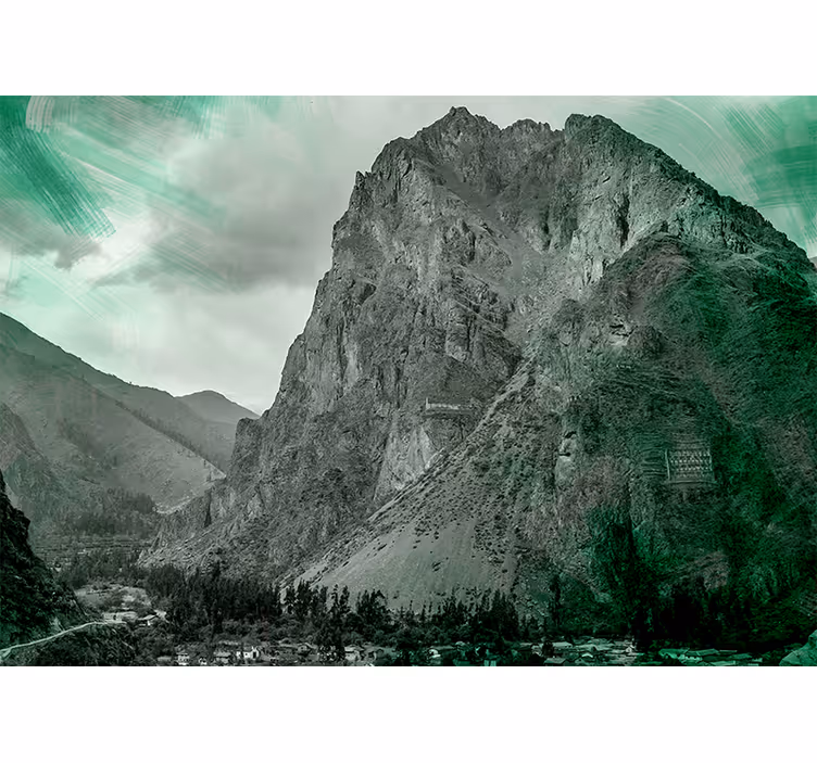Rolo zavesa za dnevno sobo ollantaytambo - TenStickers