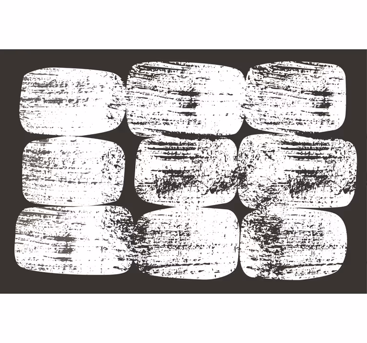 Rolo zavesa za dnevno sobo geometrijski oblik v retro slogu - TenStickers