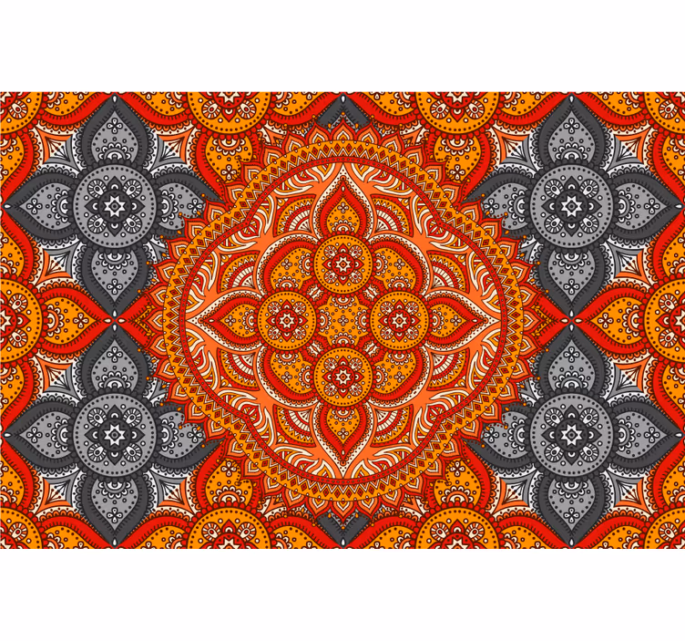 Rolo zavesa za dnevno sobo mandala umetnost henna - TenStickers