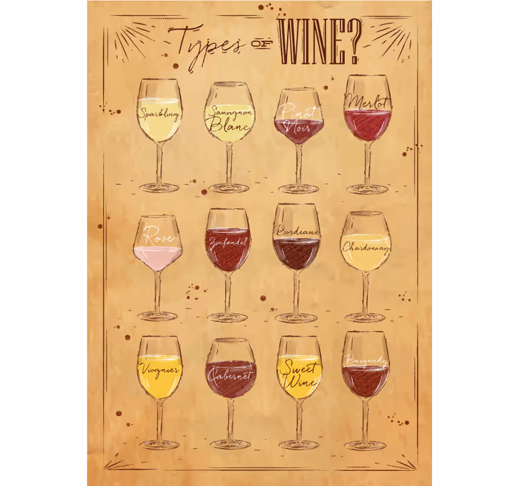 Bež senčila za okno tip belega vina - TenStickers