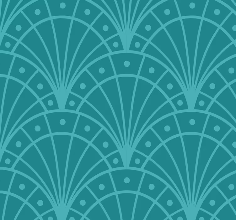 Rolo zavesa za spalnico v slogu art deco - TenStickers