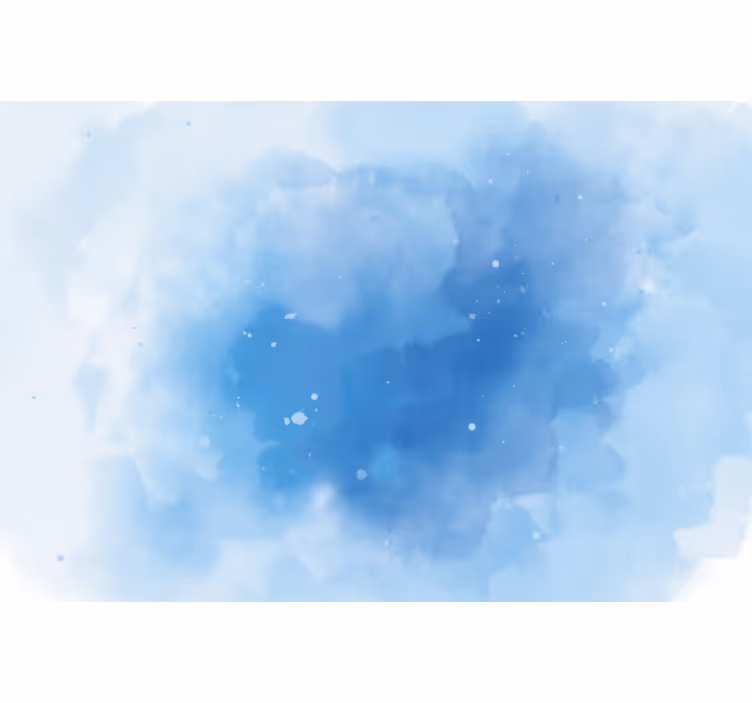 Rolo zavesa za spalnico minimalistična modra akvarel - TenStickers