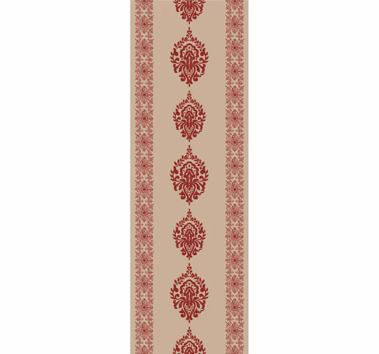 Letnik rolo senčilo eleganten rdeč vzorec - TenStickers