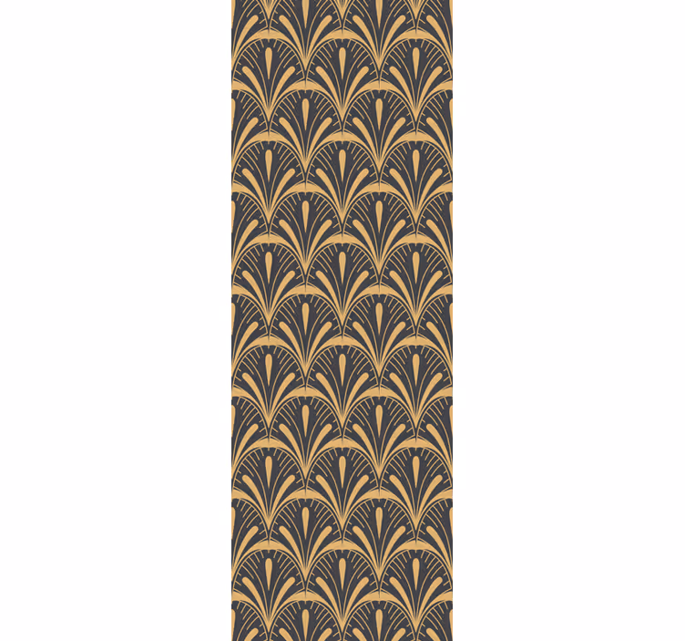 Letnik rolo senčilo ventilator v slogu art deco - TenStickers