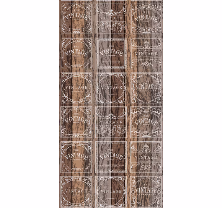 Letnik rolo senčilo z žigom na sodih - TenStickers