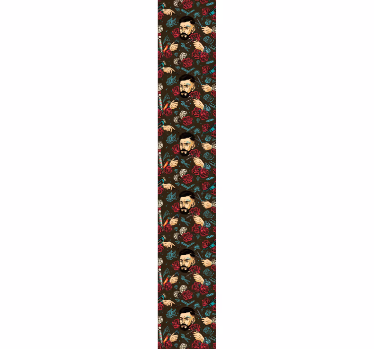 Letnik rolo senčilo barberski vintage - TenStickers
