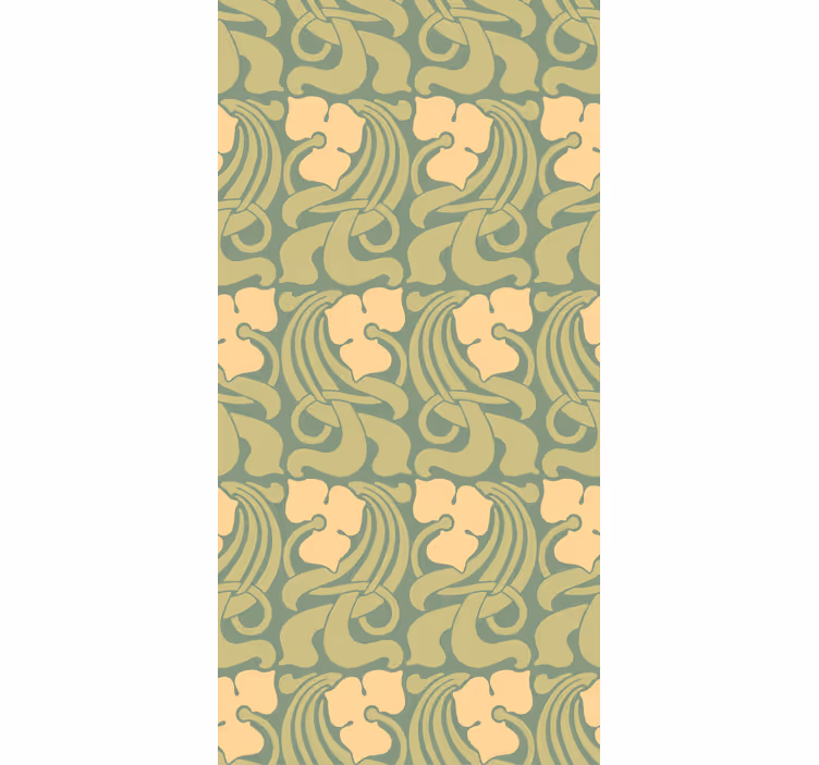Letnik rolo senčilo v slogu art nouveau - TenStickers