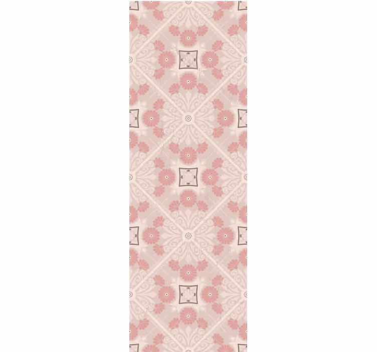 Letnik rolo senčilo pastelni vintage vzorec - TenStickers