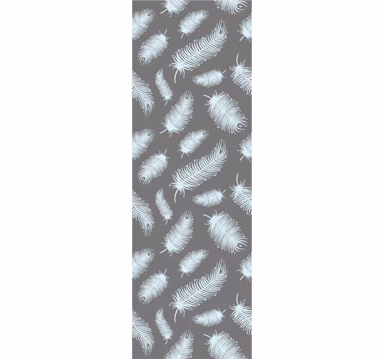 Letnik rolo senčilo boho perje na temnem ozadju - TenStickers