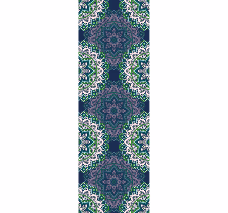 Letnik rolo senčilo vitražna mandala - TenStickers