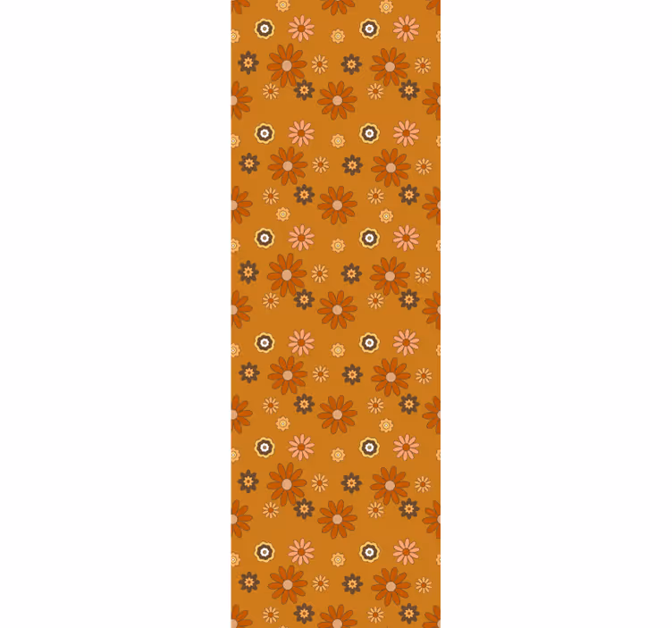 Letnik rolo senčilo 60-ih cvetlična moč - TenStickers
