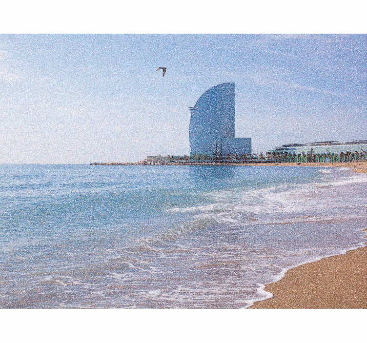 Rolo zavesa za dnevno sobo vela hotel v la barceloneti - TenStickers