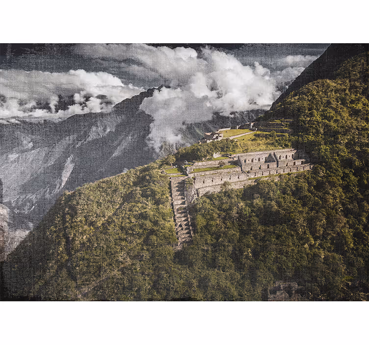Rolo zavesa za dnevno sobo pogled na choquequirao - TenStickers