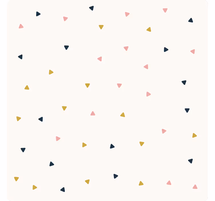 Bela rolo zavesa minimalistični majhen trikotnik - TenStickers