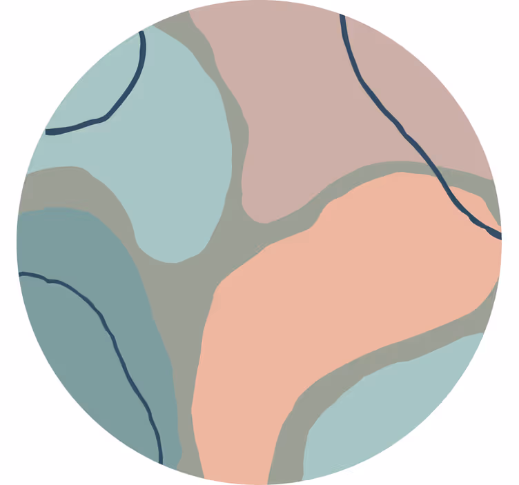 Rolo zavesa za spalnico abstraktne geometrijske oblike - TenStickers