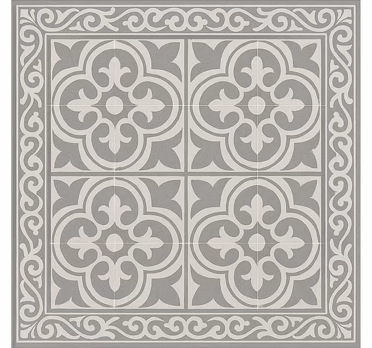 Rolo zavesa za spalnico elegantne sive ploščice - TenStickers