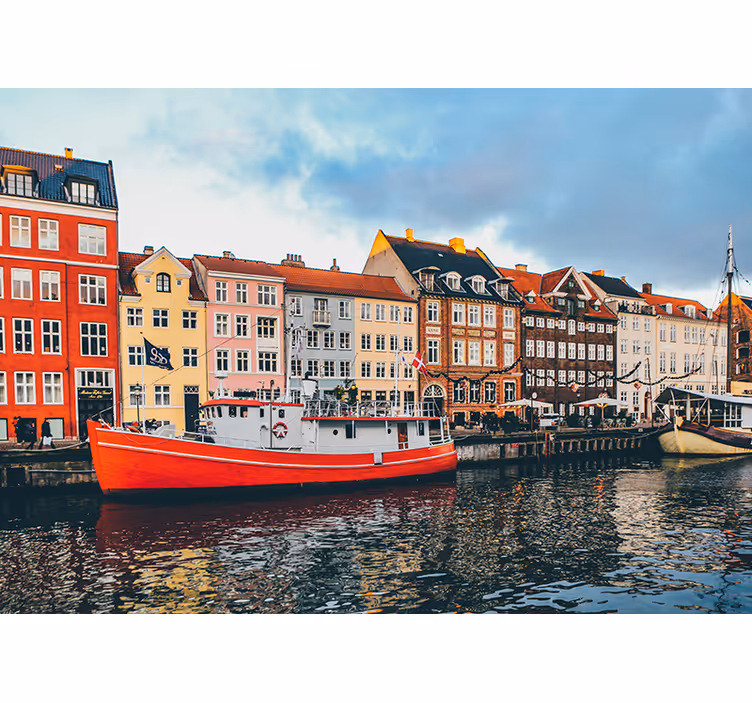 Rolo zavesa za spalnico čudovit in pisan nyhavn - TenStickers