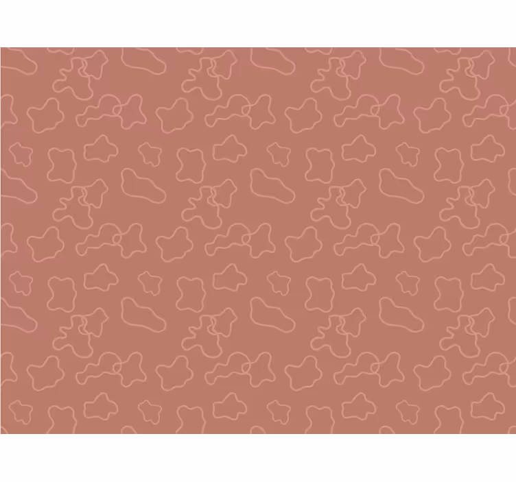 Rolo zavesa za spalnico terrakota nepravilni krogi - TenStickers
