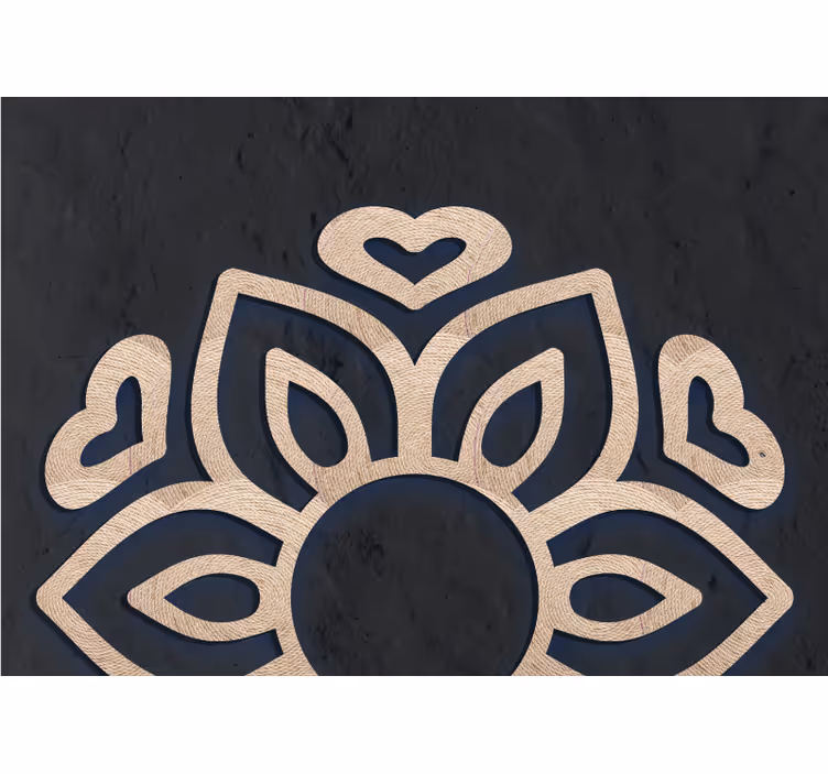 Rolo zavesa za spalnico imitacija ratana boho - TenStickers