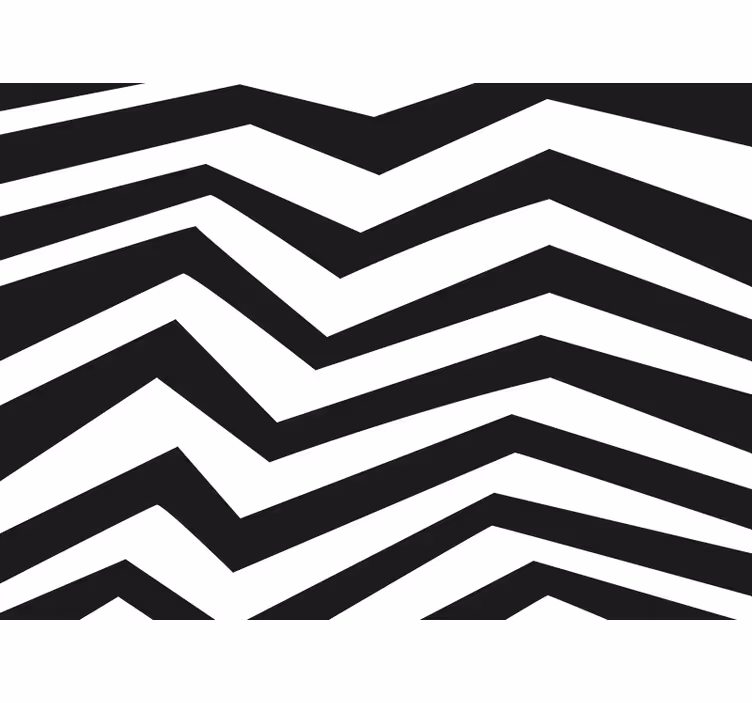 Rolo zavesa za spalnico z vzorcem zig zag - TenStickers