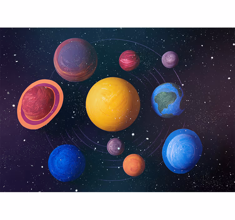 Rolo zavesa za spalnico potenciali eksoplanetov - TenStickers