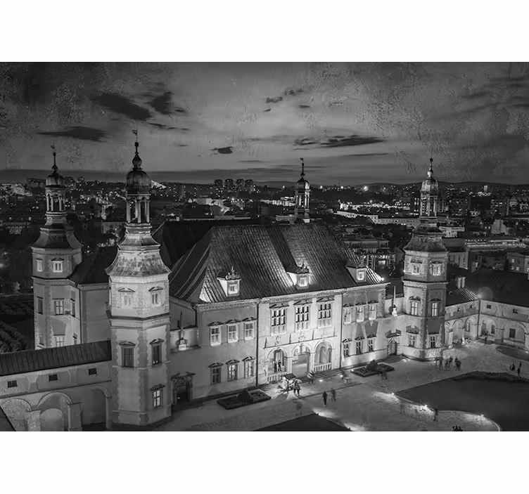 Rolo zavesa za spalnico kielce ponoči - TenStickers