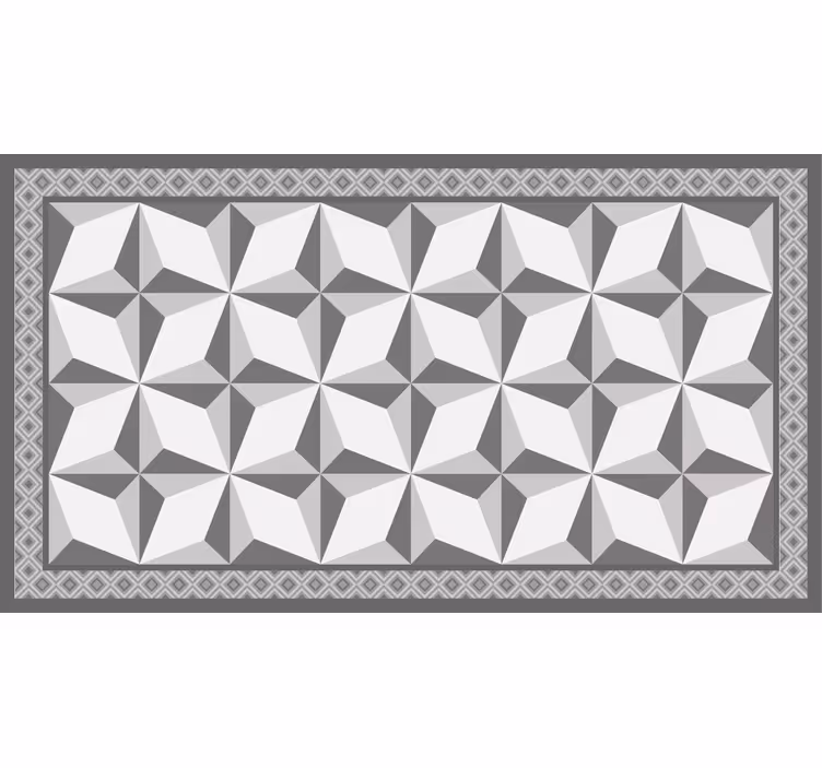 Sivo rolo zaveso margot geometrijski vzorec - TenStickers