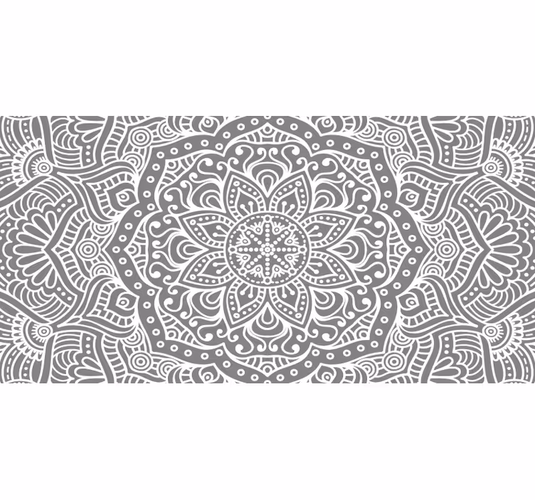 Sivo rolo zaveso elegantna mandala - TenStickers
