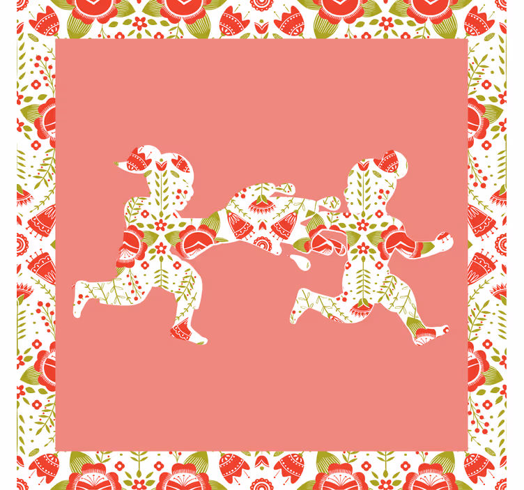 Rolo zavesa za dnevno sobo tradicija "Śmingus dyngus" - TenStickers