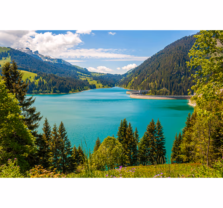 Rolo zavesa za dnevno sobo lago longrin - TenStickers