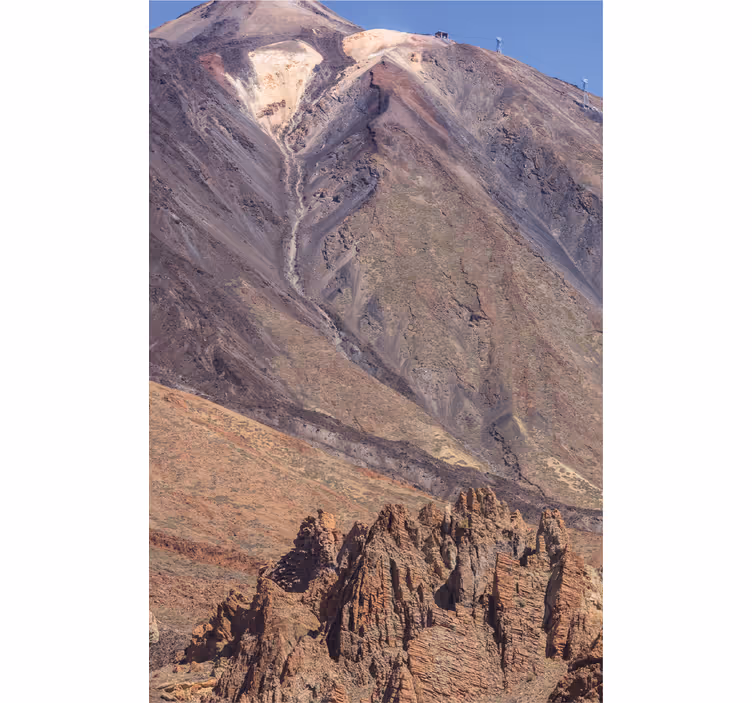 Rolo zavesa za dnevno sobo razgled na teide - TenStickers