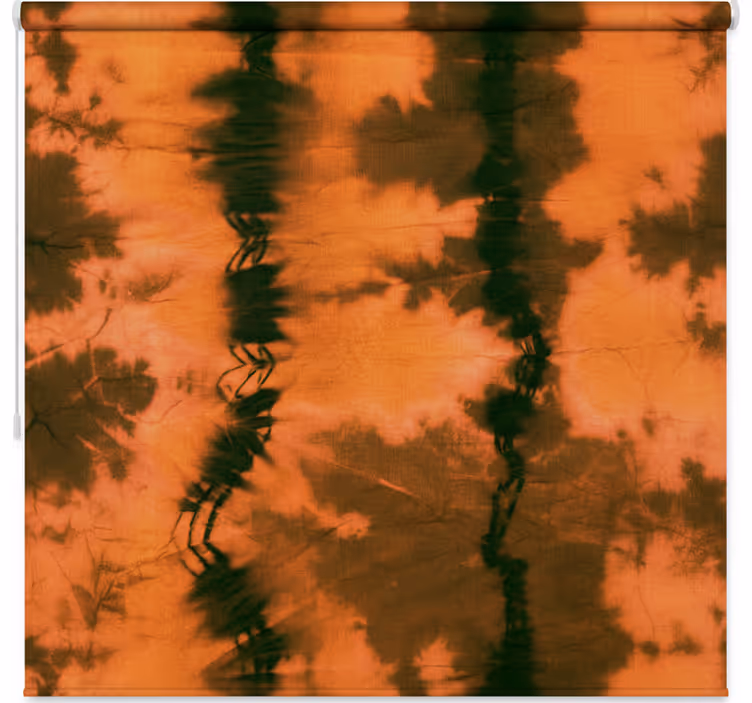 Rolo zavesa za spalnico v rjavi in črni potisku - TenStickers