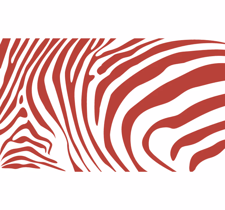 Rolo zavesa za spalnico rdeče zebra črte - TenStickers