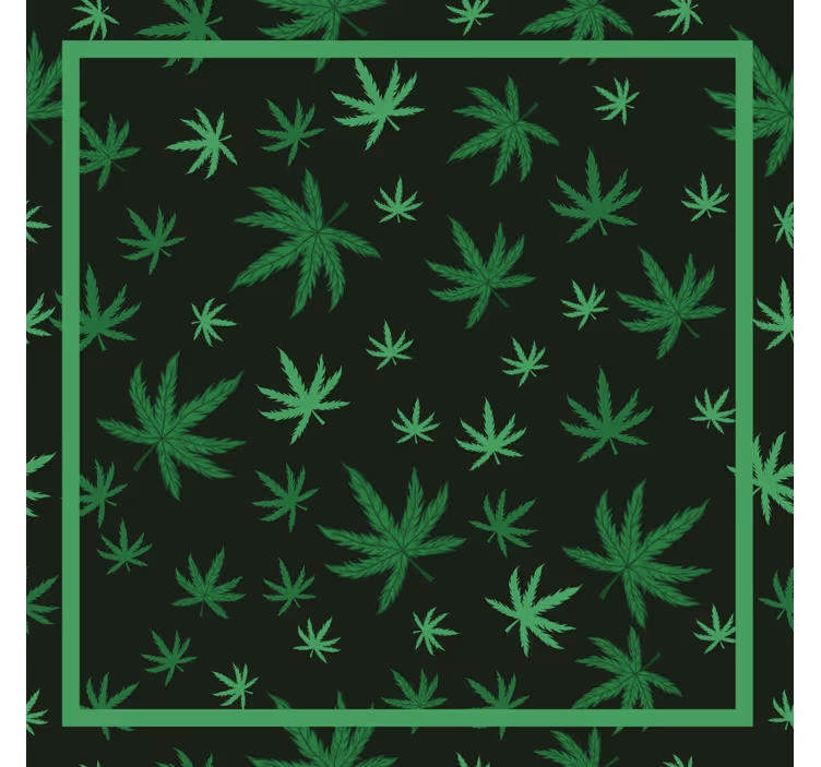 Rolo zavesa za spalnico list marihuane - TenStickers