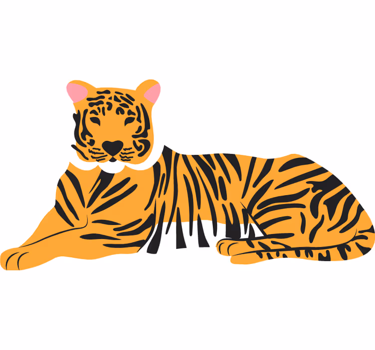 Rolo zavesa za spalnico tigerja - TenStickers