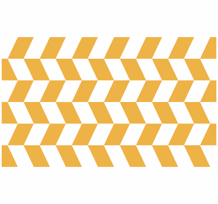 Rolo zavesa za spalnico geometrijske bele in rumene figure - TenStickers