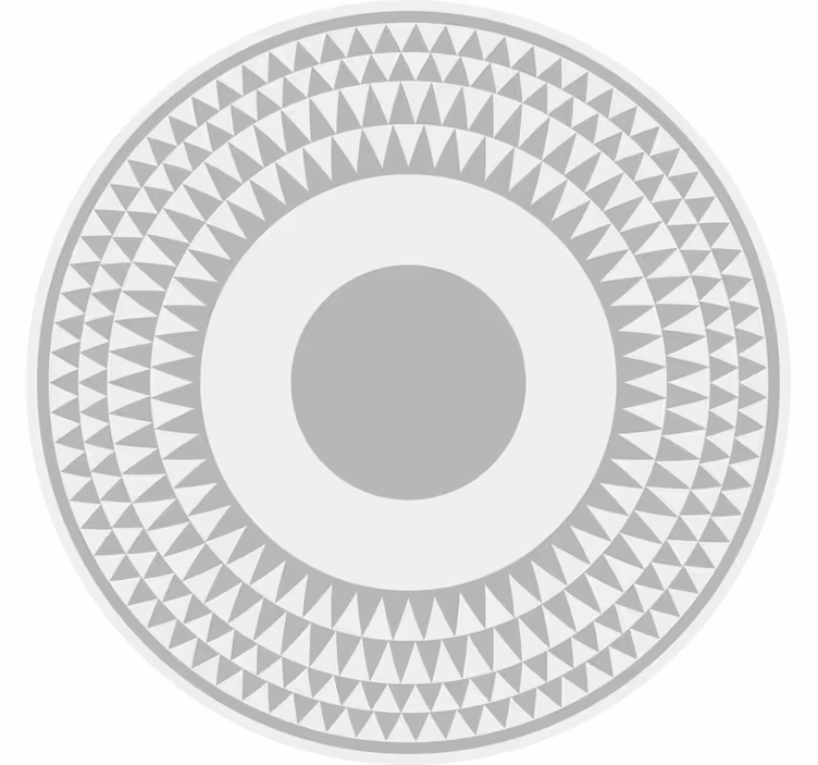 Rolo zavesa za spalnico minimalistični sivi trikotniki - TenStickers