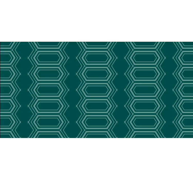 Rolo zavesa za spalnico z geometrijskim zelenim krogom - TenStickers